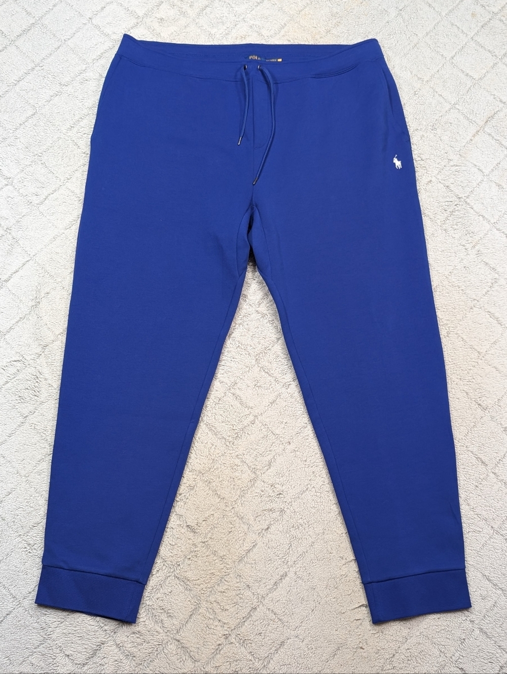 Polo Ralph Lauren Joggers Mens 3XL Tall Blue Royal Performance Athleisure Pony